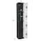 Adiroffice 12 in W, 12 in D, 72 in H, Steel ADI629-204-B-W-PKG-4 - alternate 8